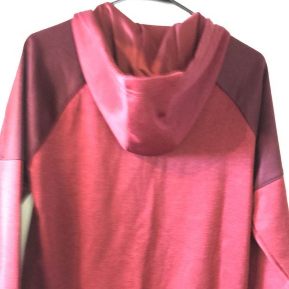 adidas Women’s Hoodie Jacket LARGE Full Zip Red - Picture 4 of 4